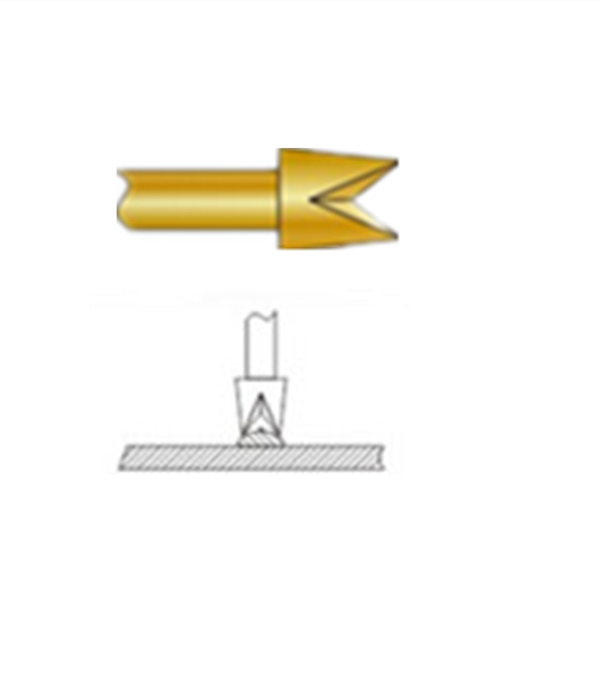 四爪頭探針、探針用法圖、探針原理圖、測試探針圖片