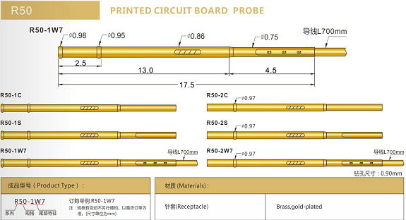 R50測(cè)試探針套管選型、R50探針套管規(guī)格型號(hào)、探針套管廠家