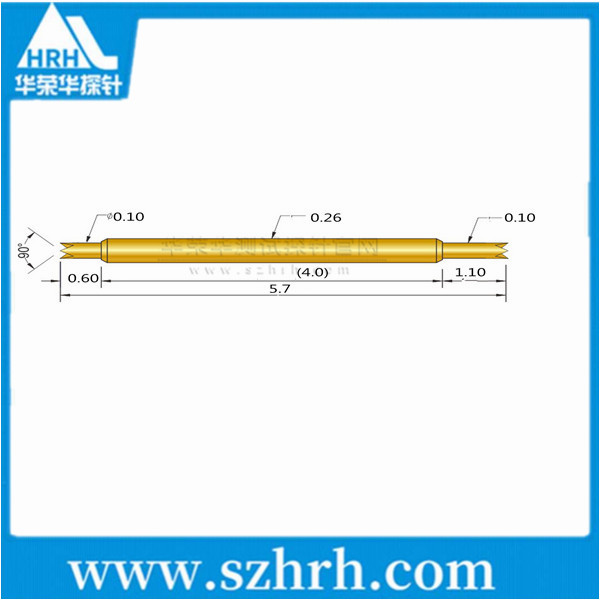 026-UU-5.7L，華榮華雙頭測試探針廠家