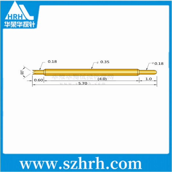 035-UJ-5.7L，華榮華雙頭測(cè)試探針廠家