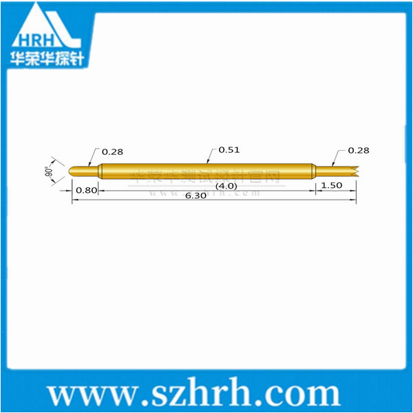 0.51-JU-6.3L ，華榮華雙頭測(cè)試探針廠家