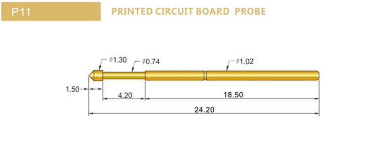 P11探針尺寸，華榮華測(cè)試探針選型，測(cè)試探針規(guī)格型號(hào)